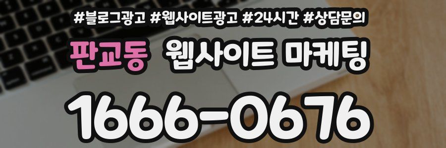 판교동 웹사이트 마케팅