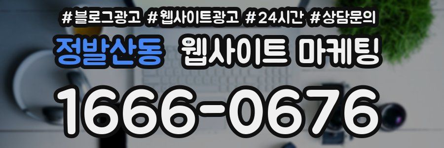 정발산동 웹사이트 마케팅