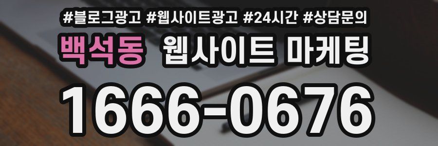 백석동 웹사이트 마케팅