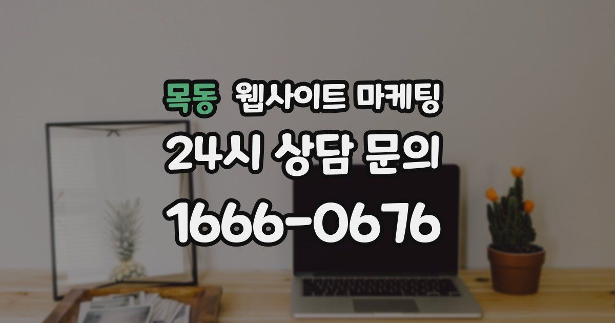 목동 웹사이트 마케팅