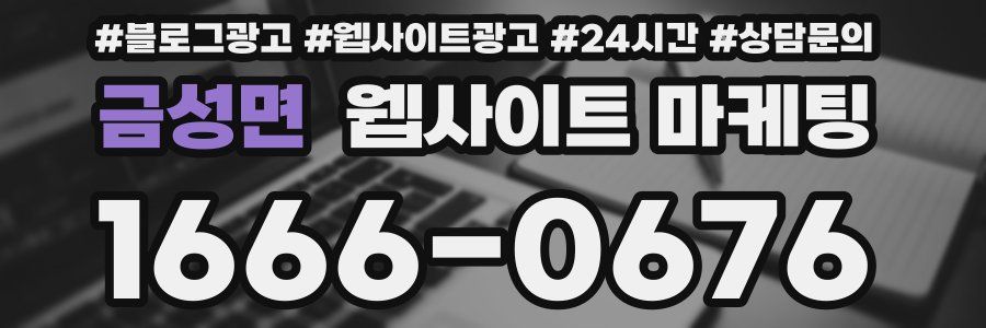 금성면 웹사이트 마케팅