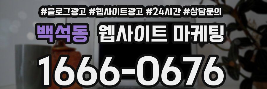 백석동 웹사이트 마케팅