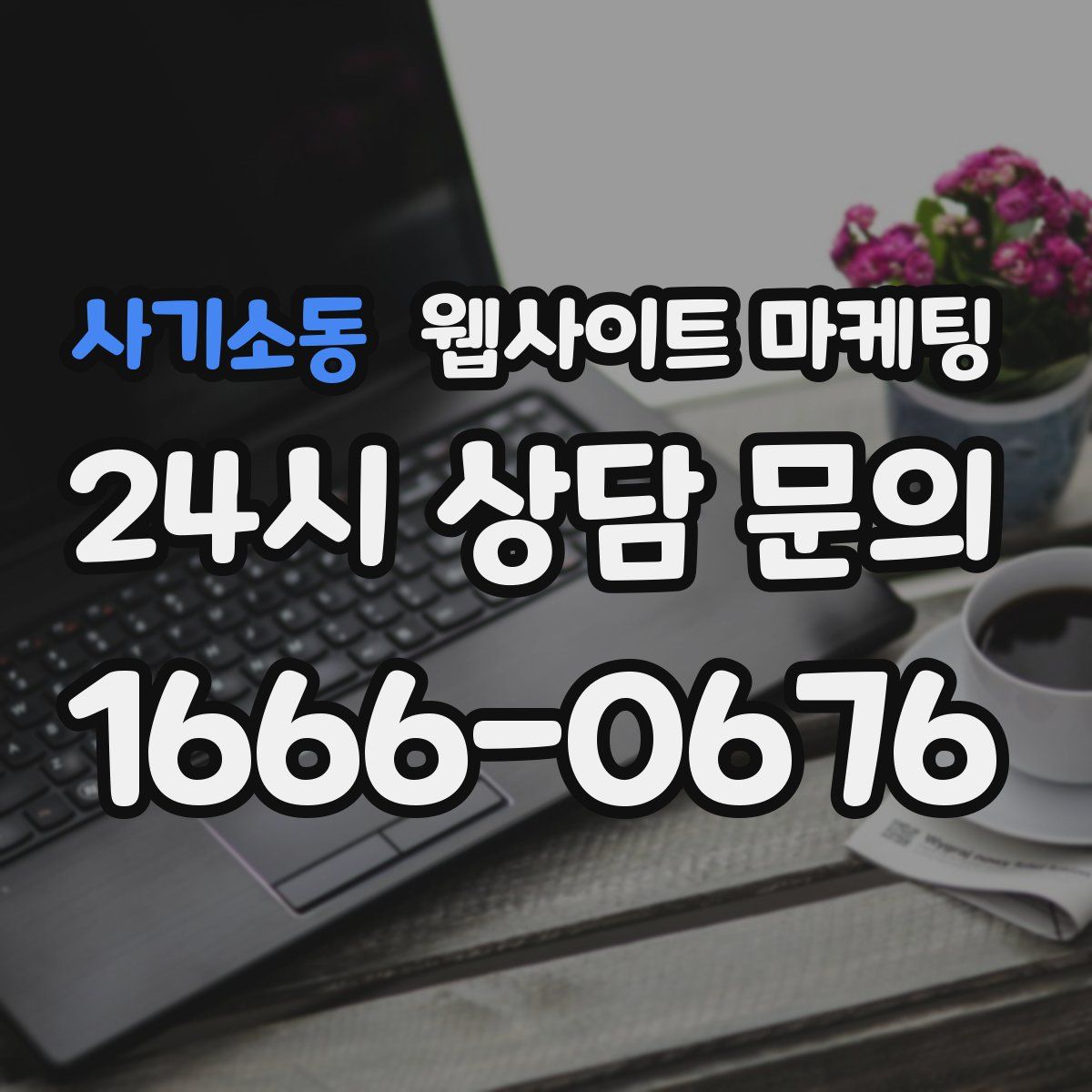 사기소동 웹사이트 마케팅