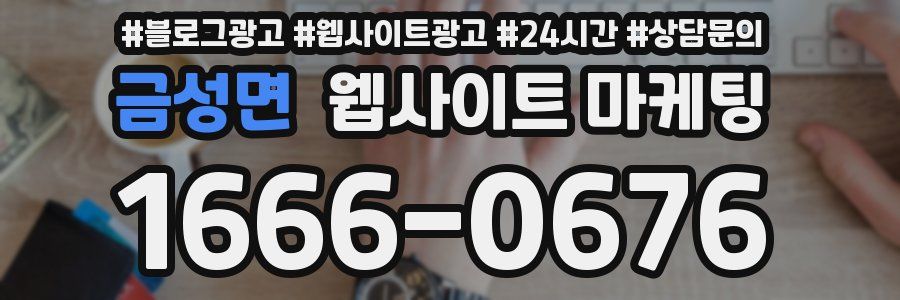 금성면 웹사이트 마케팅