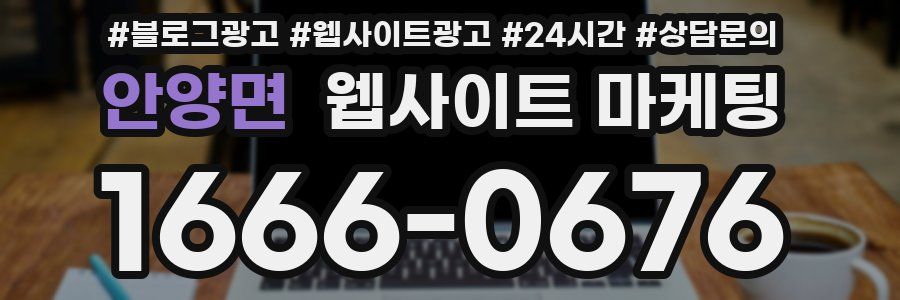 안양면 웹사이트 마케팅