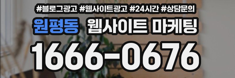 원평동 웹사이트 마케팅