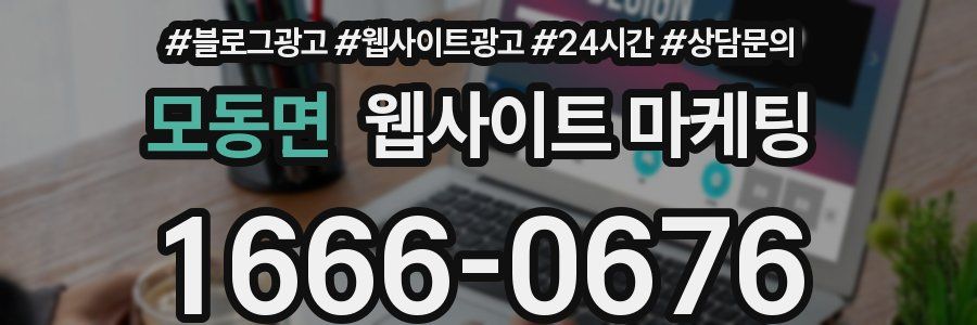모동면 웹사이트 마케팅