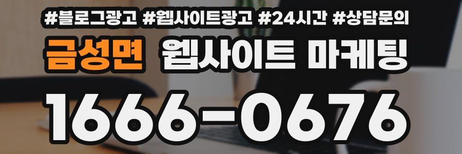 금성면 웹사이트 마케팅