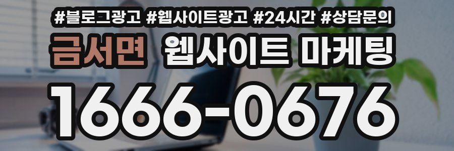 금서면 웹사이트 마케팅