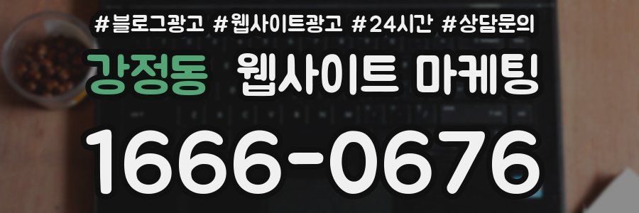 강정동 웹사이트 마케팅