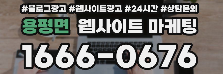 용평면 웹사이트 마케팅