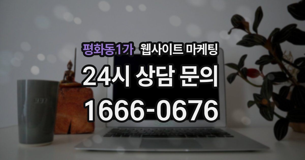평화동1가 웹사이트 마케팅