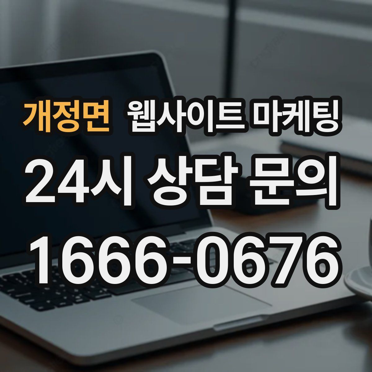 개정면 웹사이트 마케팅