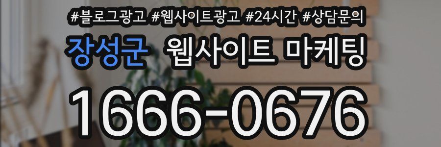 장성군 웹사이트 마케팅