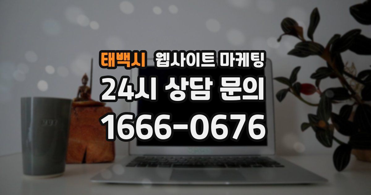 태백시 웹사이트 마케팅