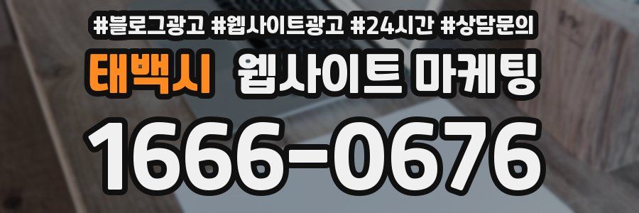 태백시 웹사이트 마케팅