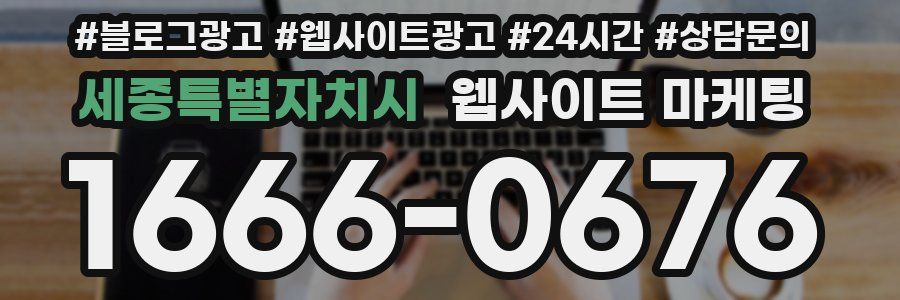 세종특별자치시 웹사이트 마케팅