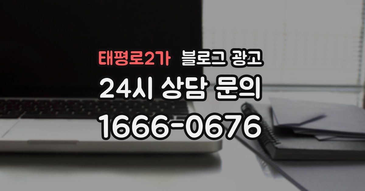 태평로2가 블로그 광고