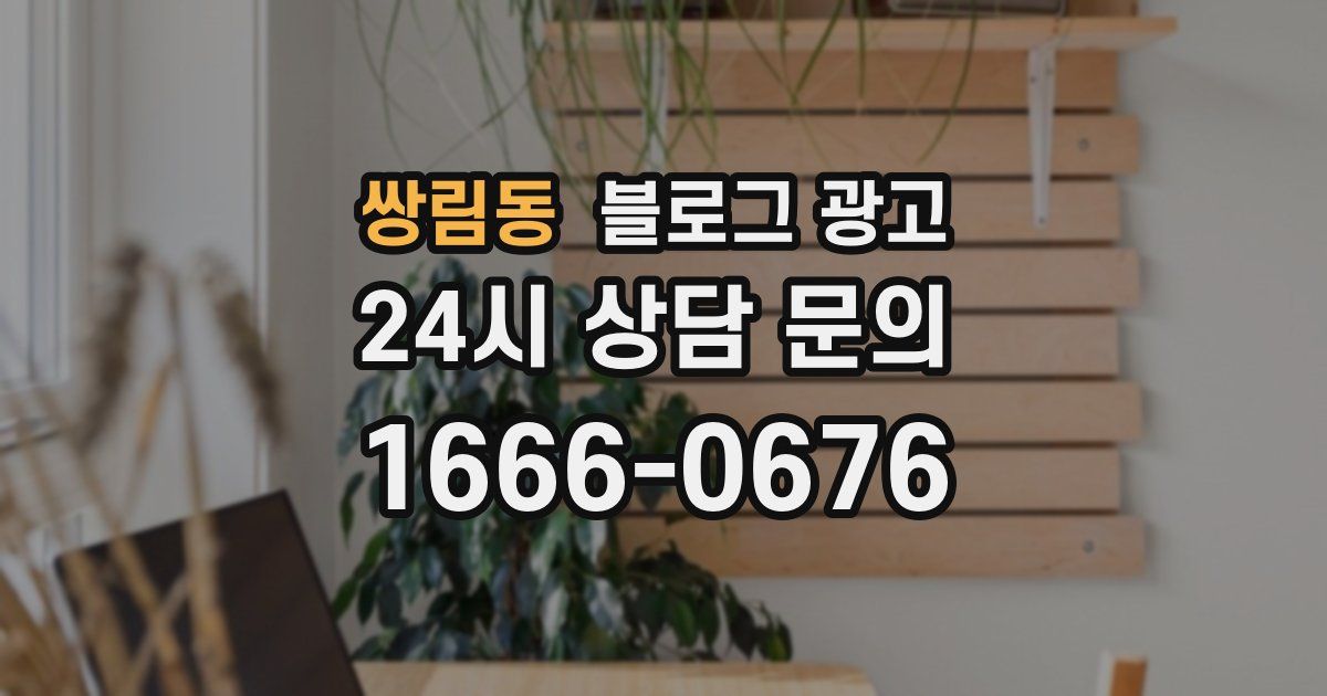쌍림동 블로그 광고