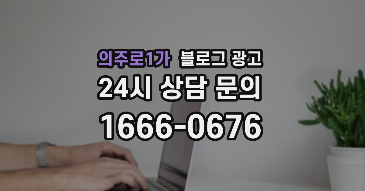 의주로1가 블로그 광고