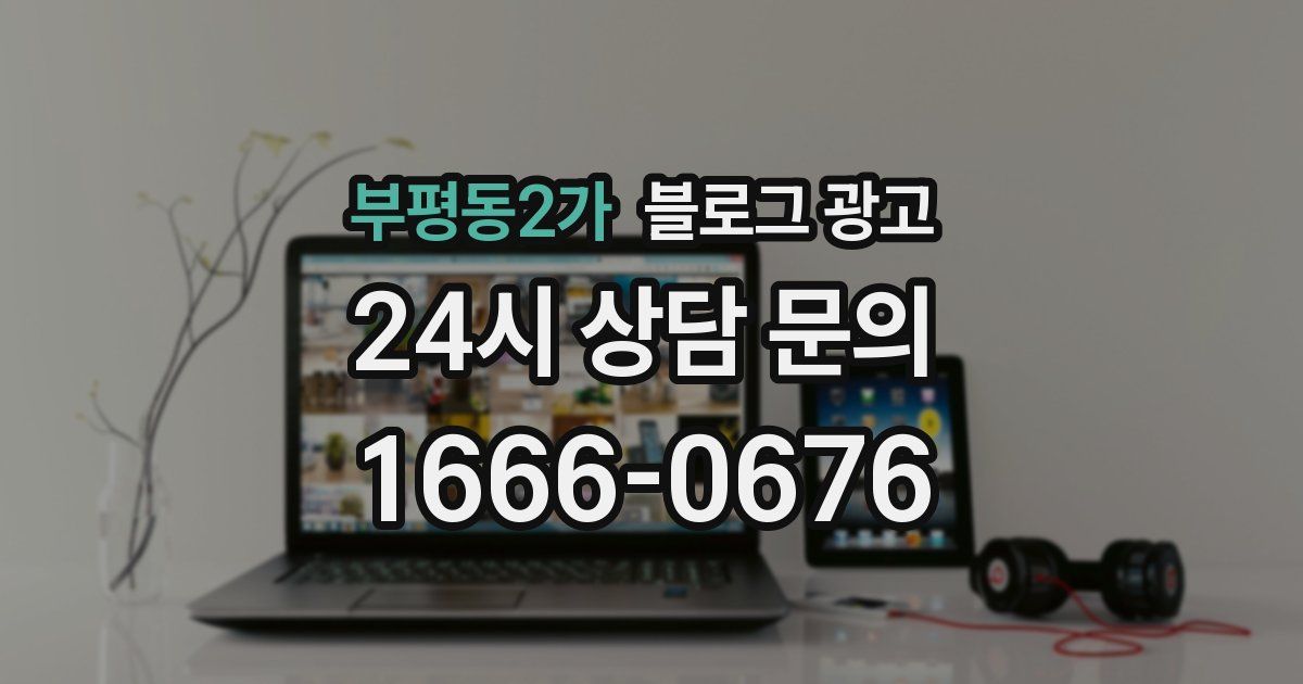 부평동2가 블로그 광고