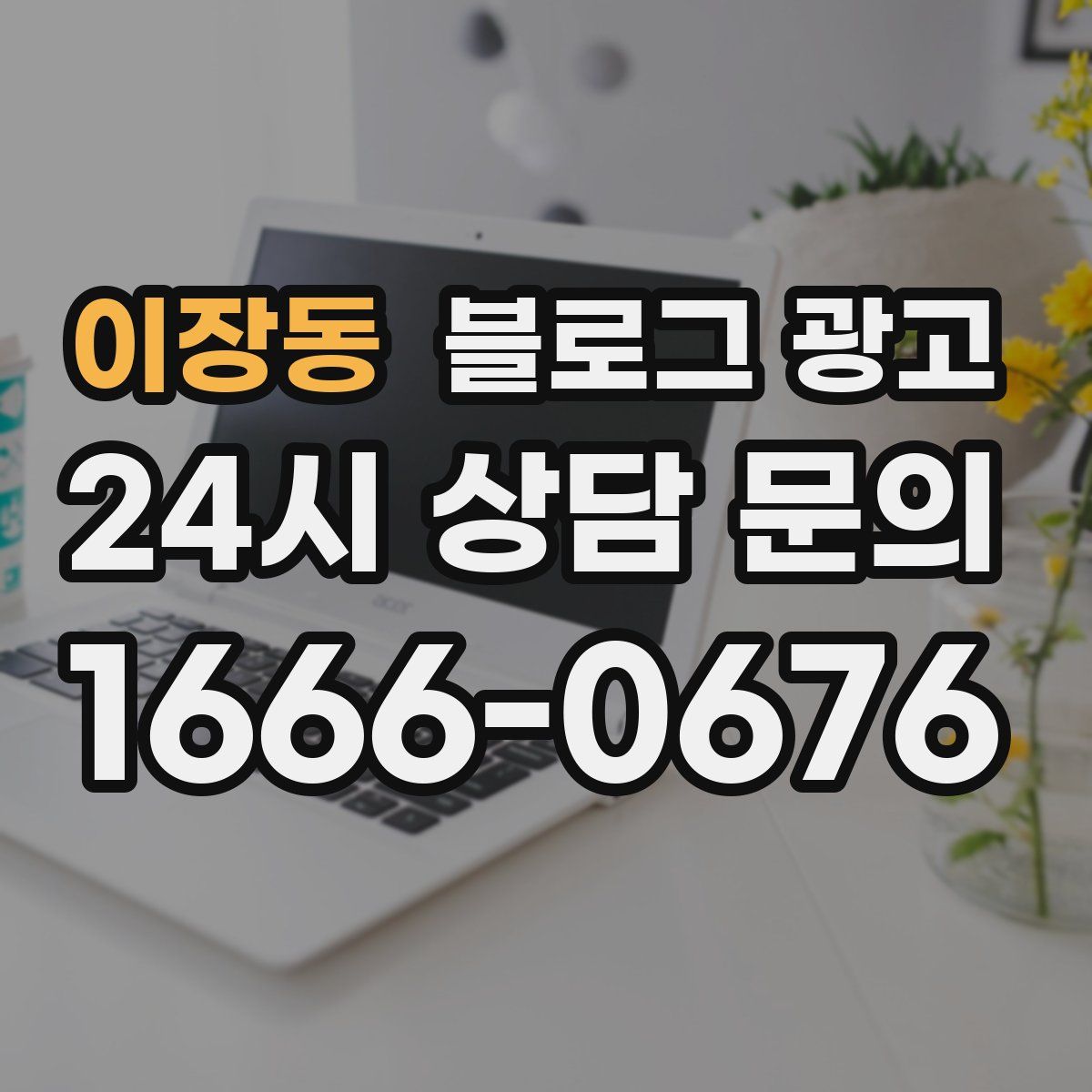 이장동 블로그 광고