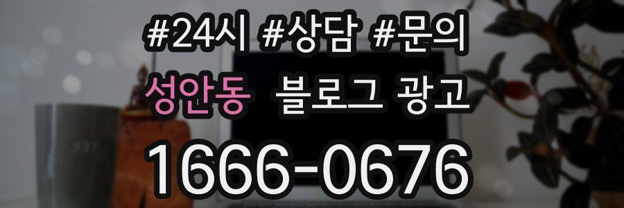 성안동 브랜드 블로그