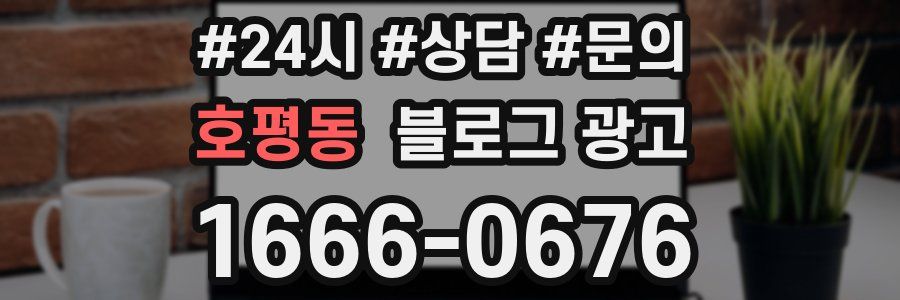 호평동 브랜드 블로그