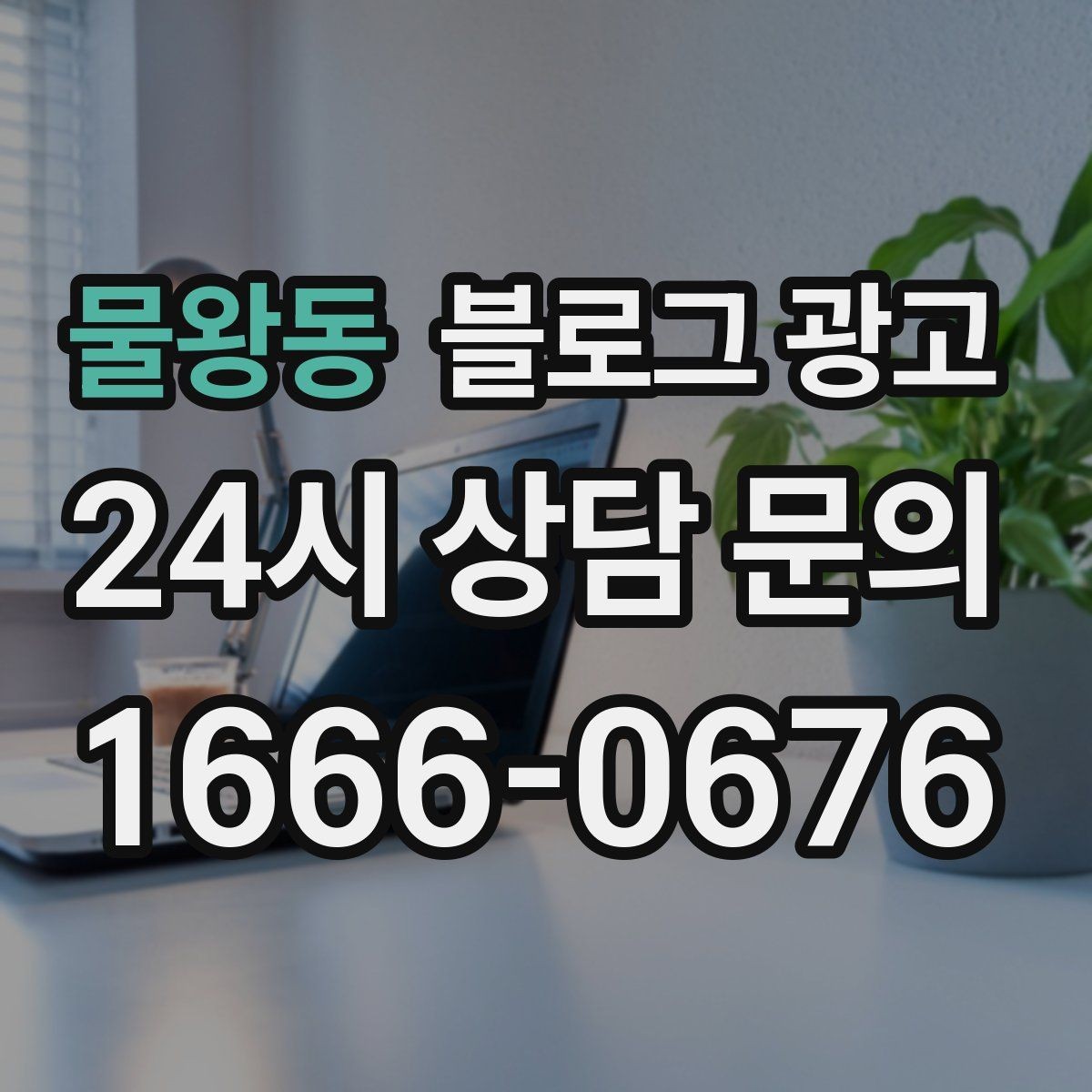 물왕동 블로그 광고 조용한 작업 공간을 원하는 손님을 위한 타깃 글