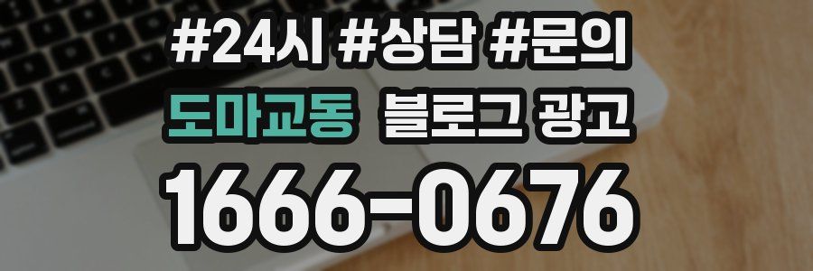 도마교동 브랜드 블로그