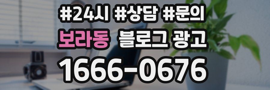 보라동 브랜드 블로그