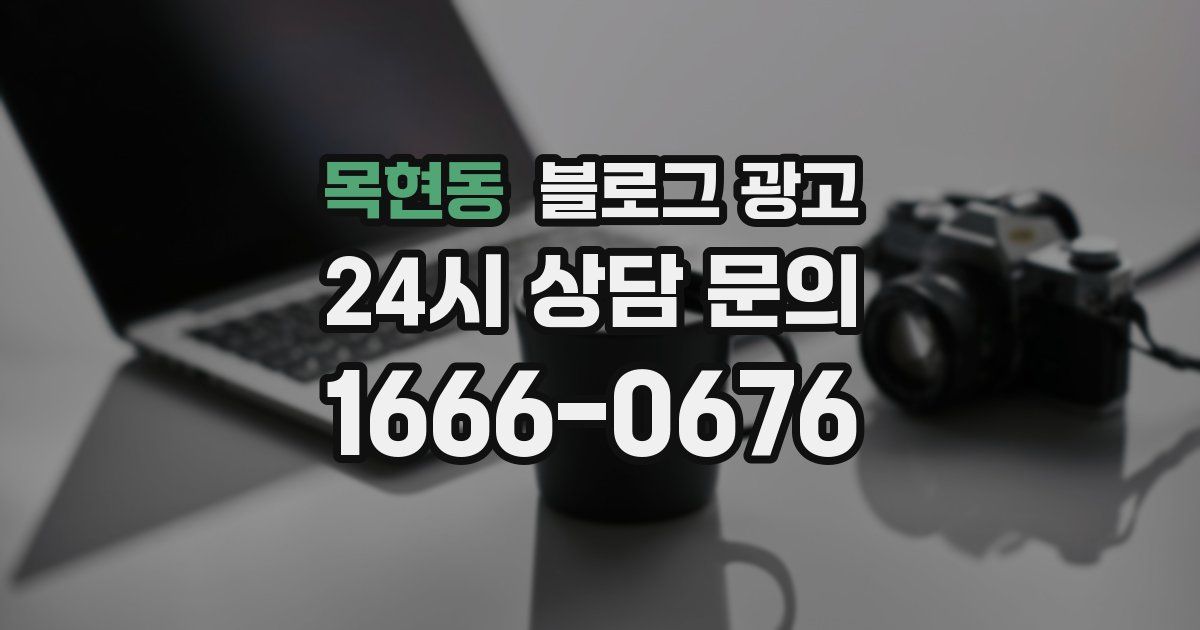 목현동 블로그 광고