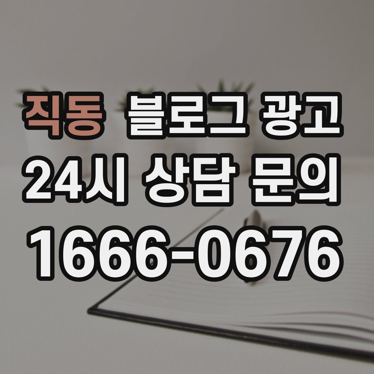 직동 블로그 광고 새 아파트 입주민에게 우리 가게 알리는 글