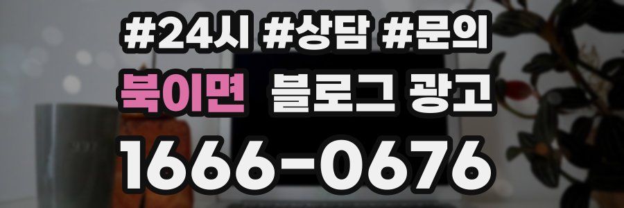 북이면 브랜드 블로그