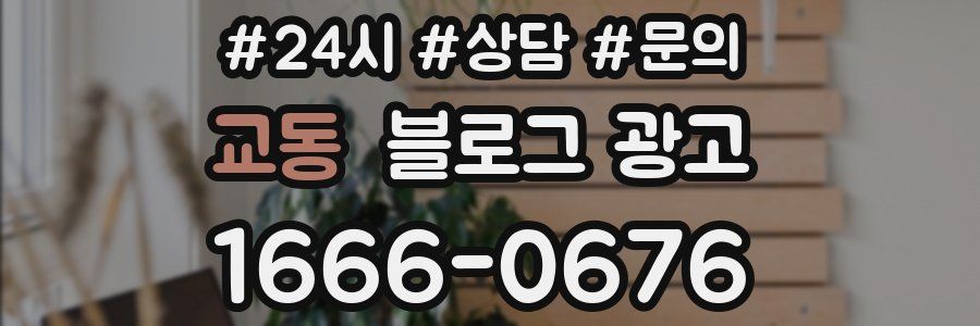 교동 브랜드 블로그