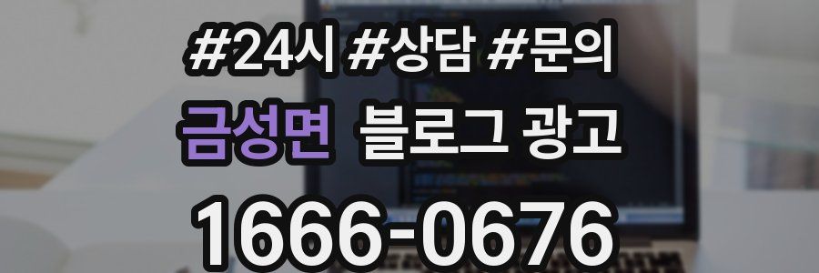 금성면 브랜드 블로그