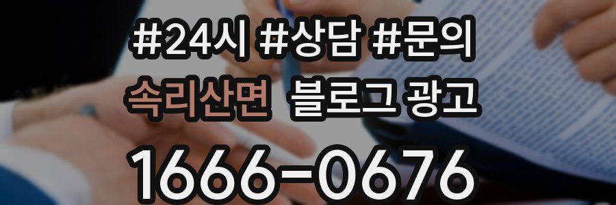 속리산면 브랜드 블로그