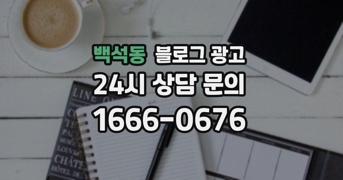 백석동 블로그 광고
