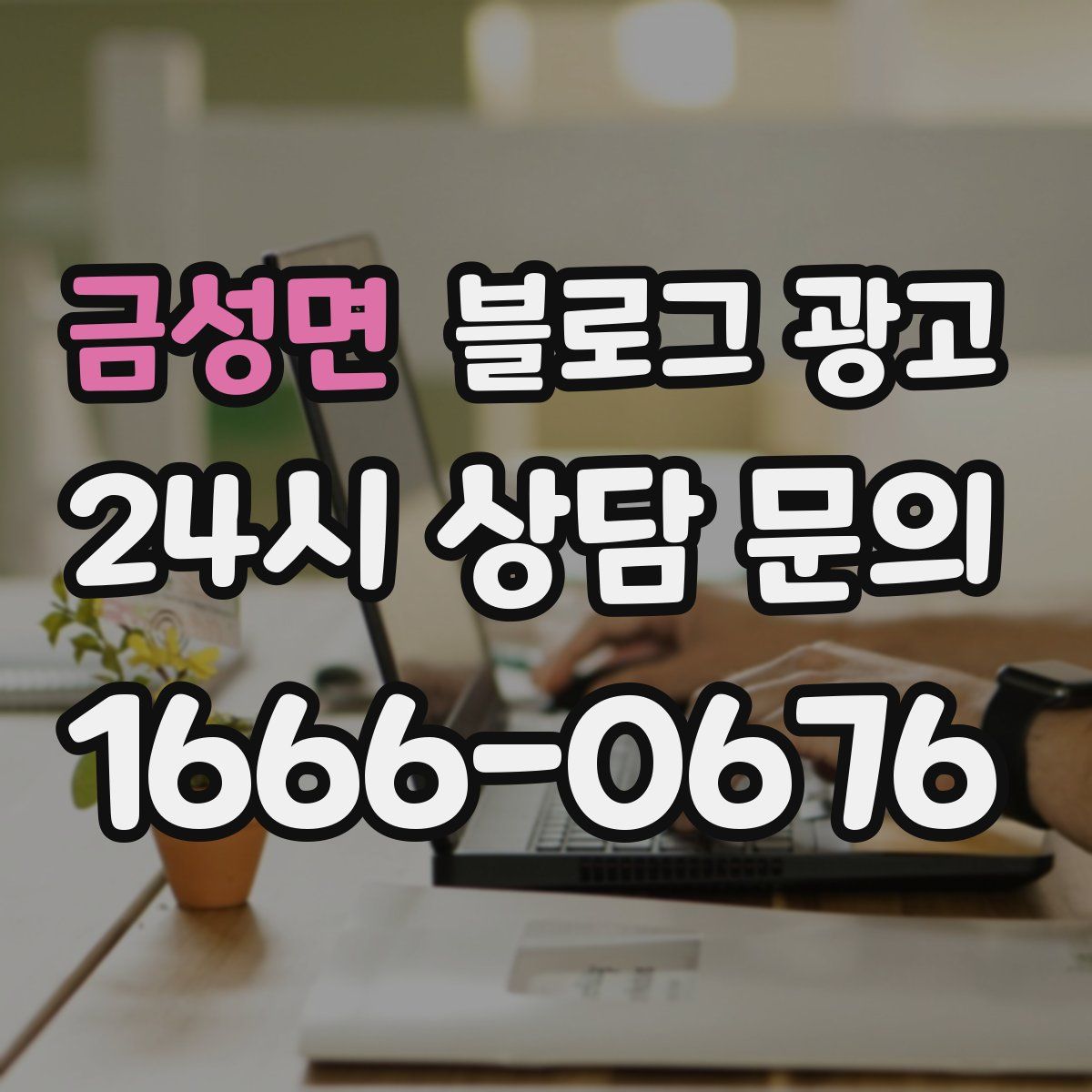 금성면 블로그 광고