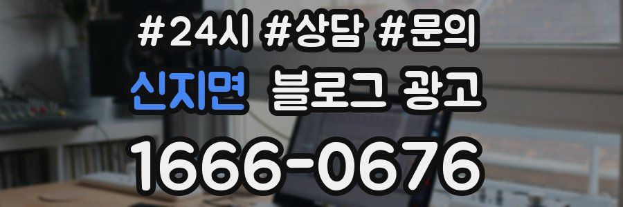 신지면 브랜드 블로그