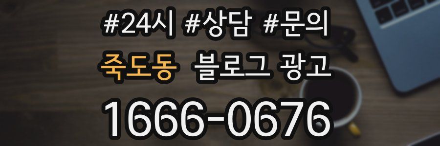 죽도동 브랜드 블로그