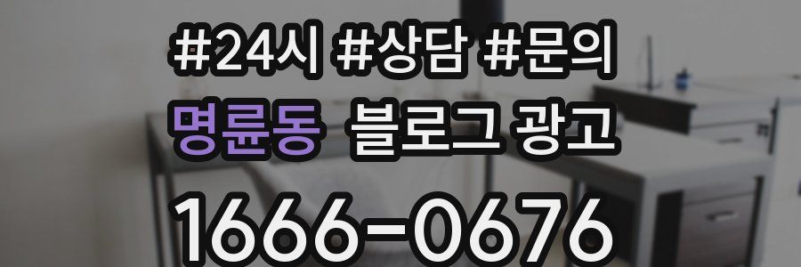 명륜동 브랜드 블로그