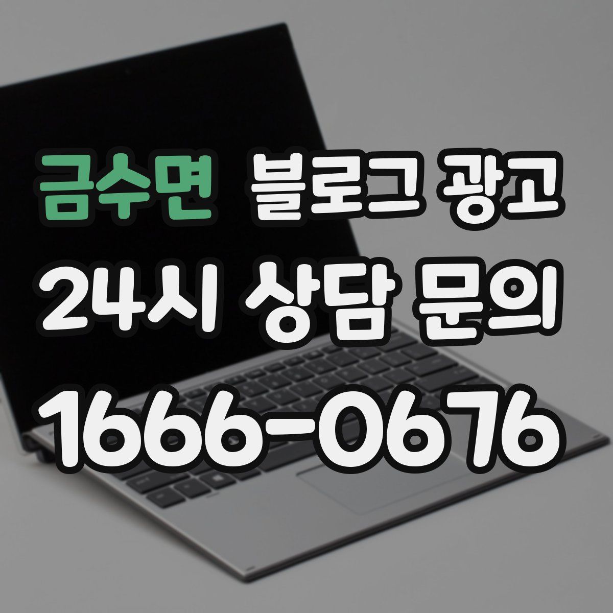 금수면 블로그 광고