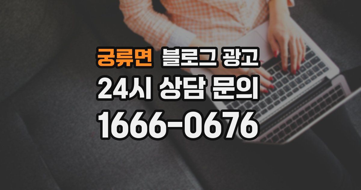 궁류면 블로그 광고