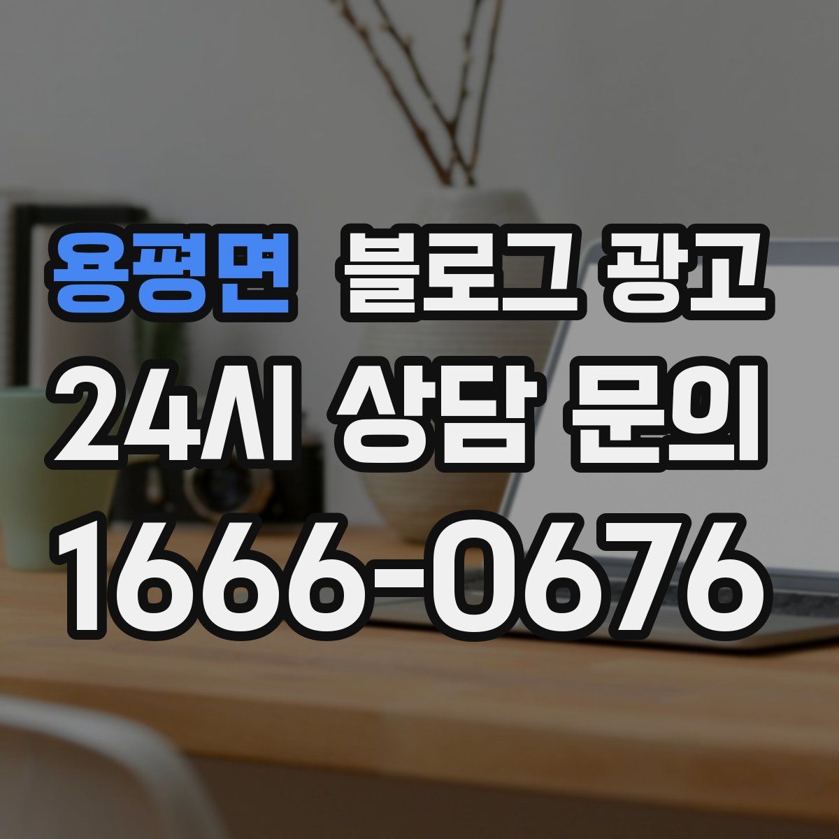 용평면 블로그 광고