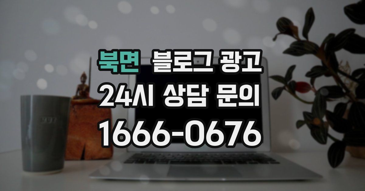 북면 블로그 광고