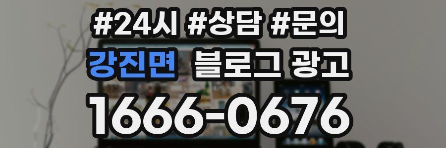 강진면 브랜드 블로그