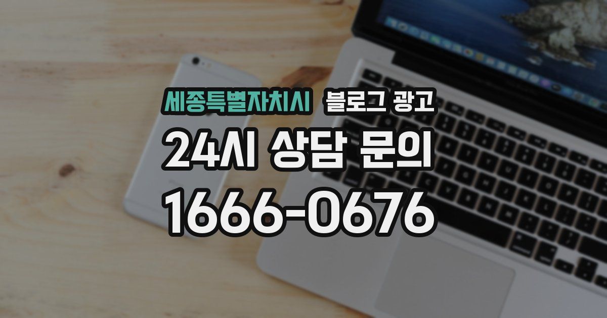 세종특별자치시 블로그 광고