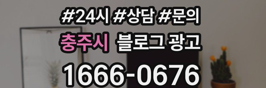 충주시 브랜드 블로그