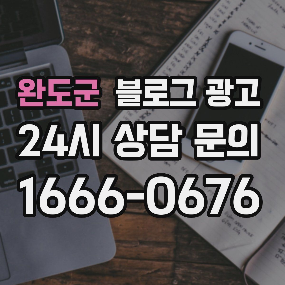 완도군 블로그 광고